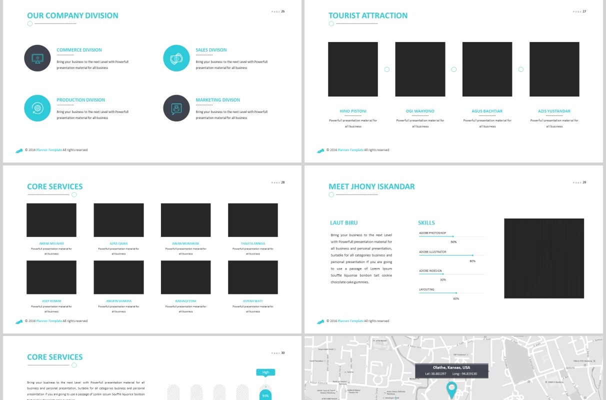 高端旅游项目计划书PPT模板信息图表Travel Powerpoint Template