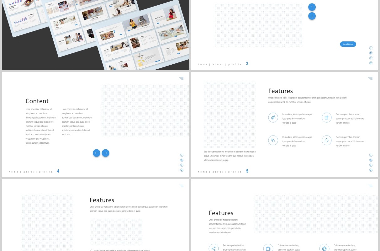 教育通用PPT图片排版模板Universal - Education Powerpoint Template