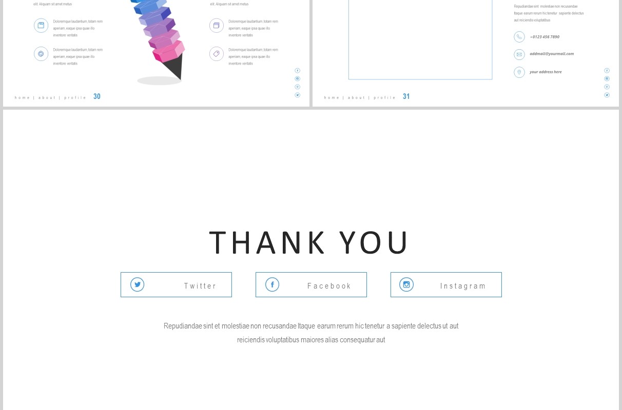 教育通用PPT图片排版模板Universal - Education Powerpoint Template