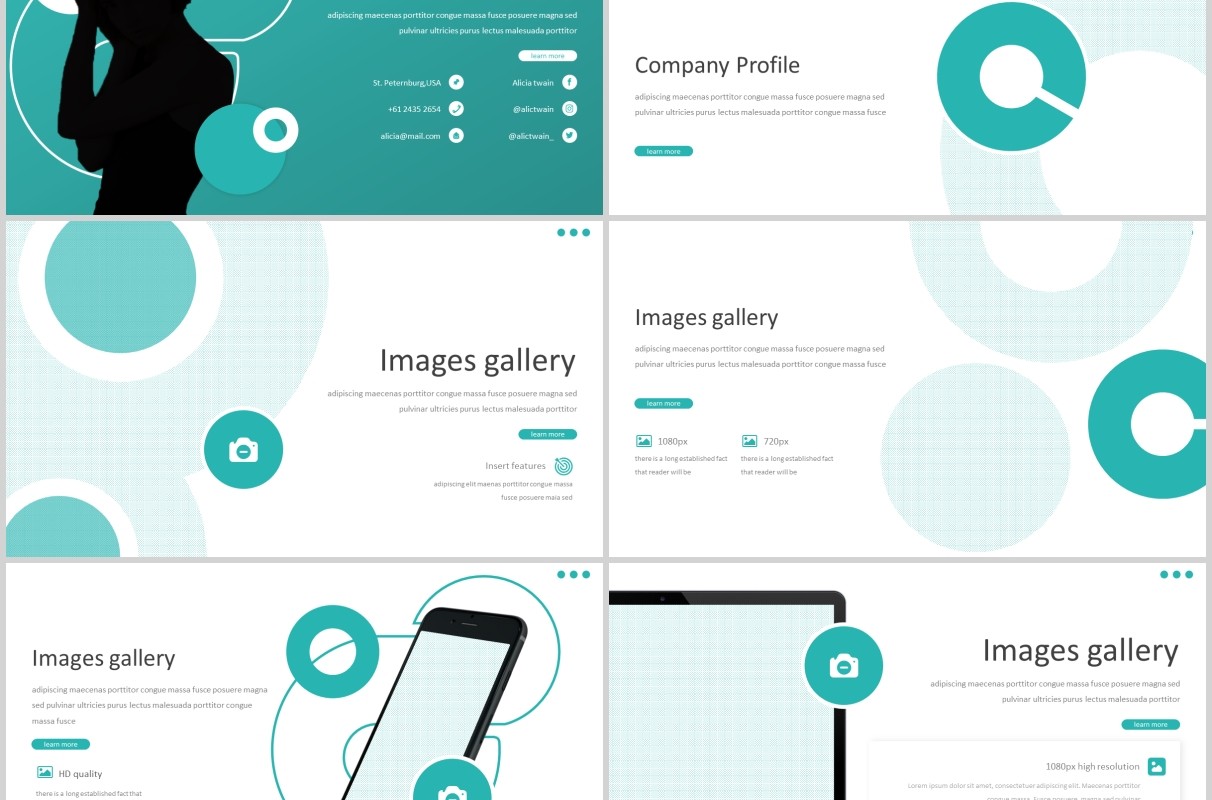 企业介绍公司宣传产品项目策划PPT模板版式设计Virtual Eight Powerpoint Template