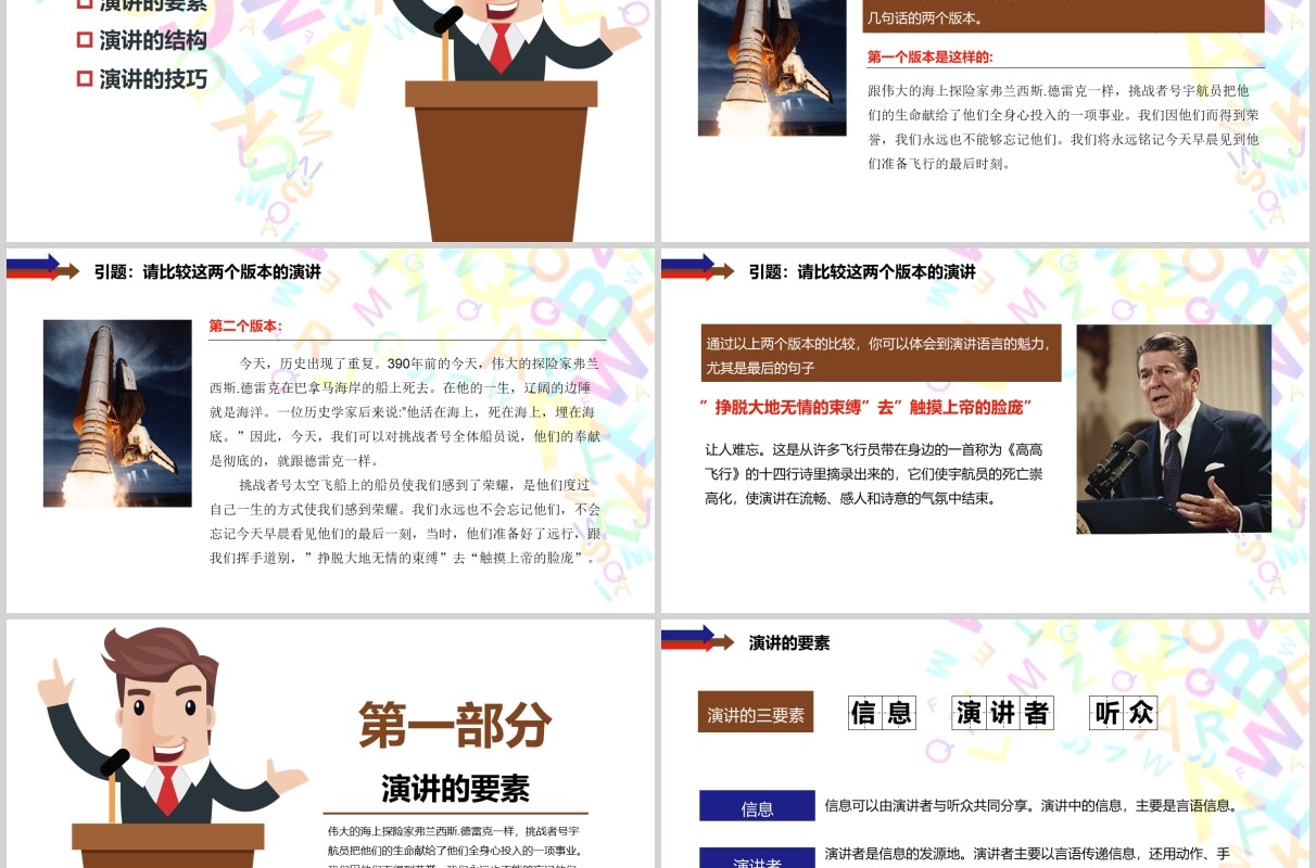 管理培训演讲的方法与技巧讲师培训PPT模板