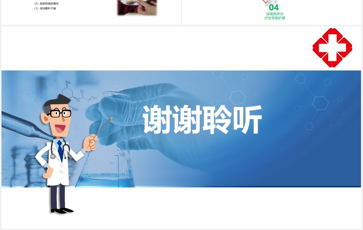 护理烧伤病人医疗培训PPT模板