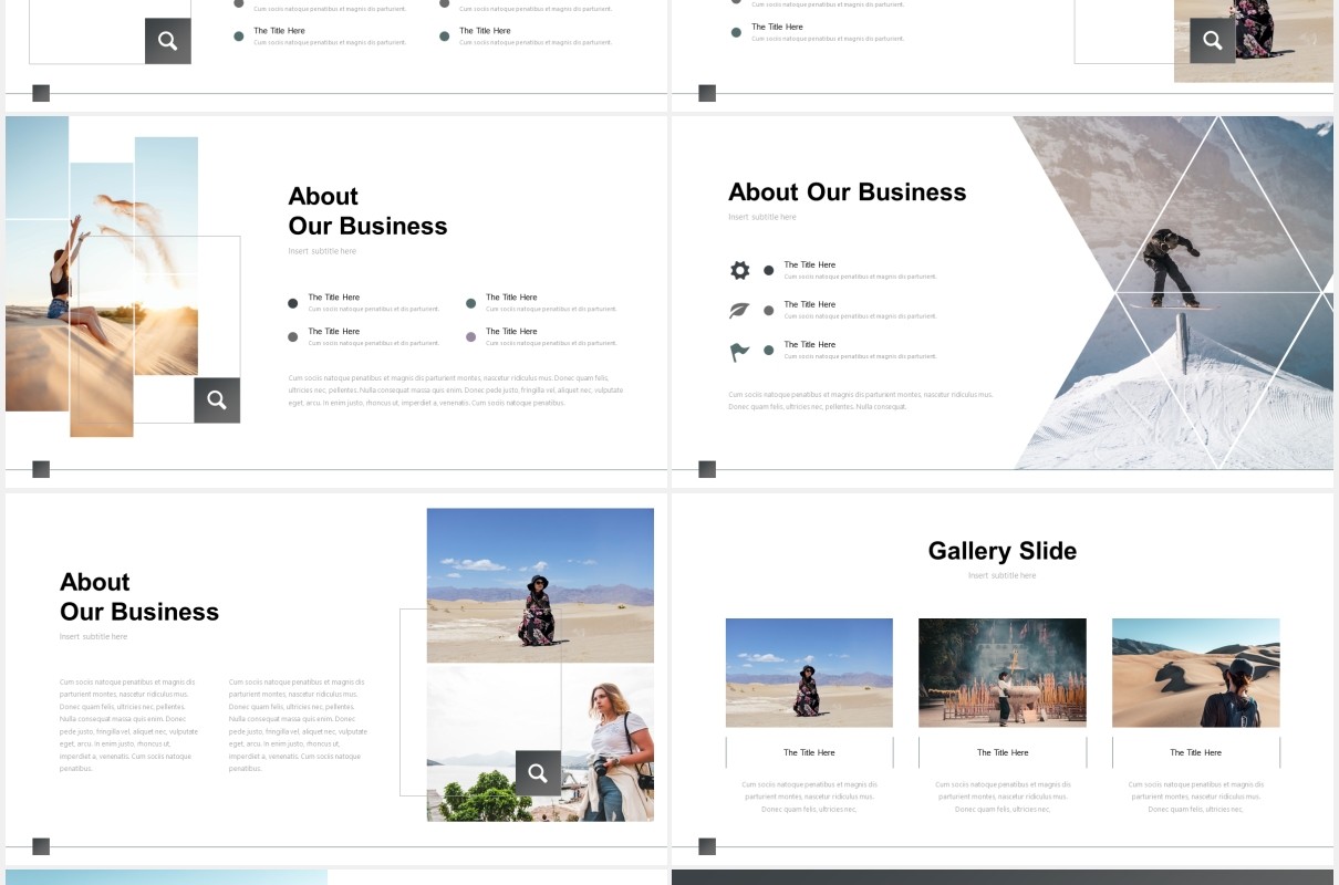 户外旅游摄影宣传展示PPT模板ertica powerpoint template