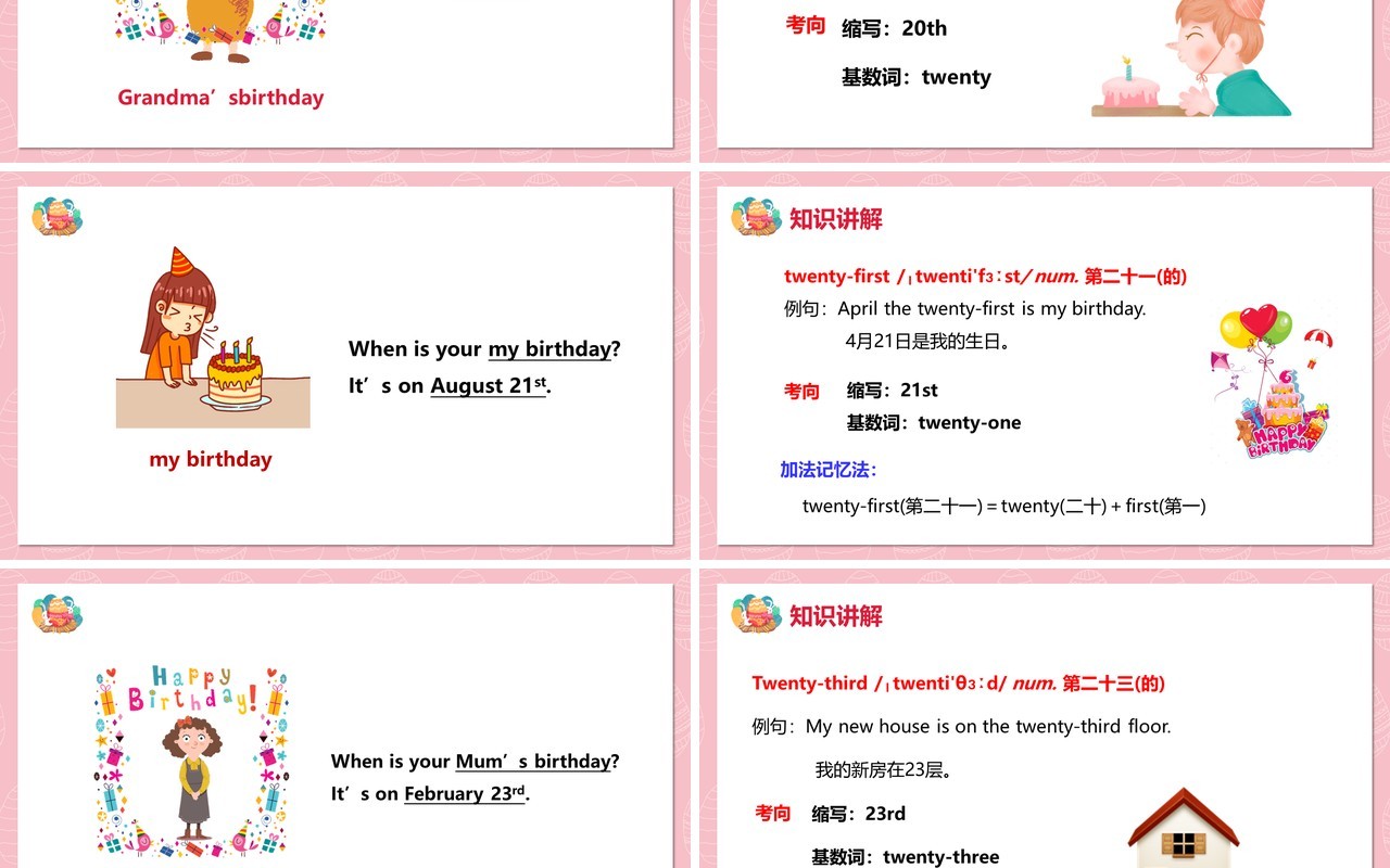 部编版五年级英语下册When is Eastr第一课时PPT模板