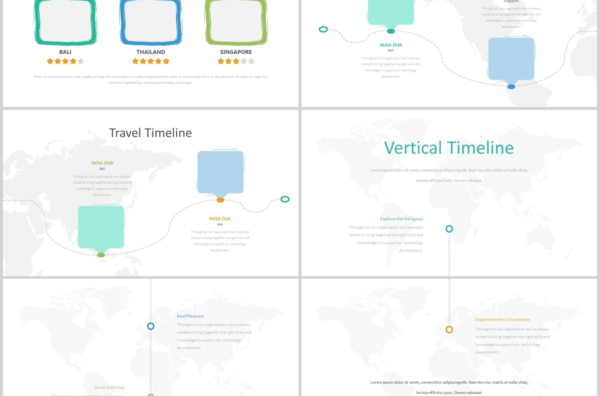 优质的旅游项目计划宣传PPT模板可视化版式设计Triping Travel Powerpoint Template