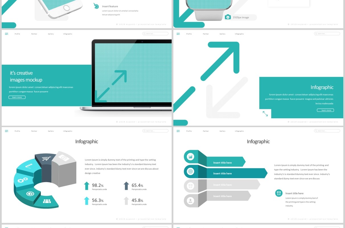项目计划产品宣传策划PPT模板版式设计Expand Powerpoint Template
