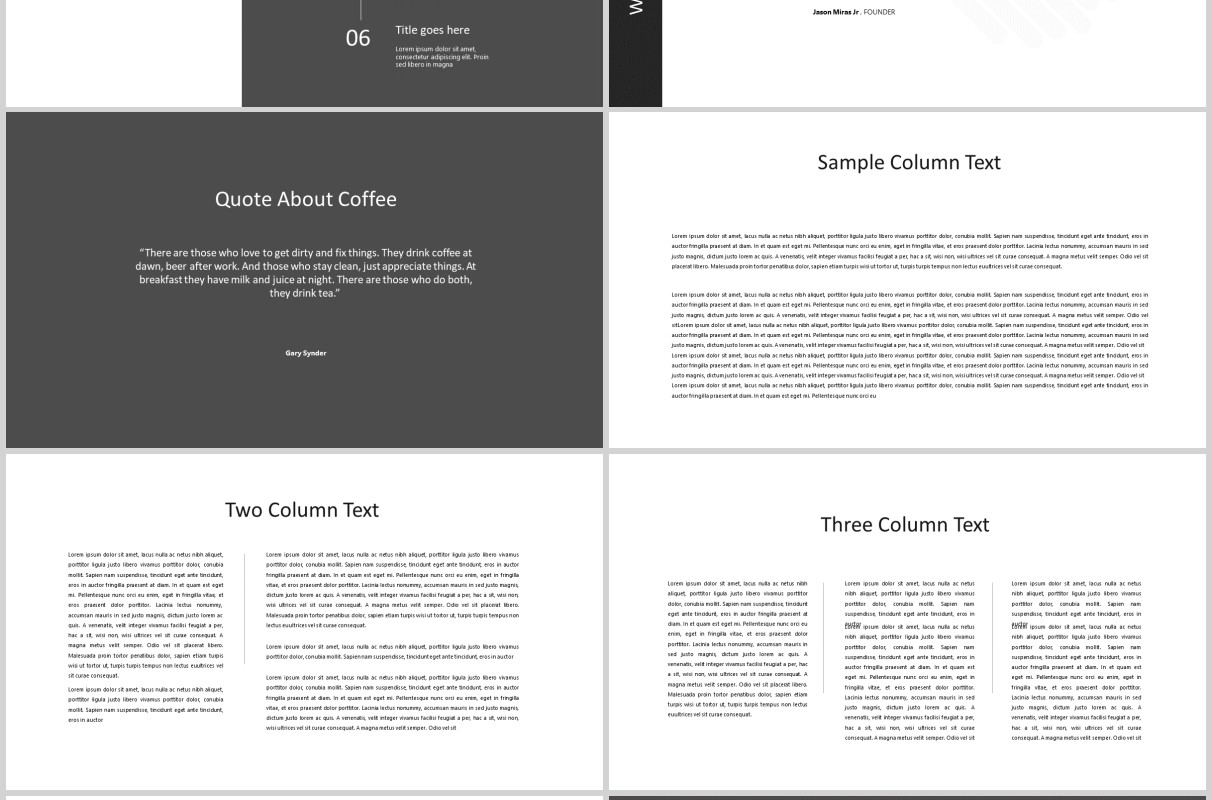 多功能图文排版PPT模板版式设计Yukee Multipurpose Powerpoint Template