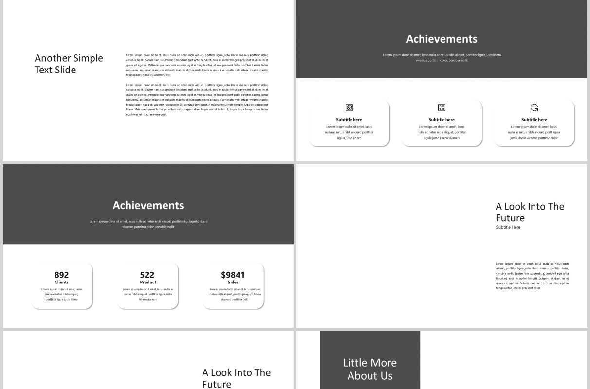 多功能图文排版PPT模板版式设计Yukee Multipurpose Powerpoint Template
