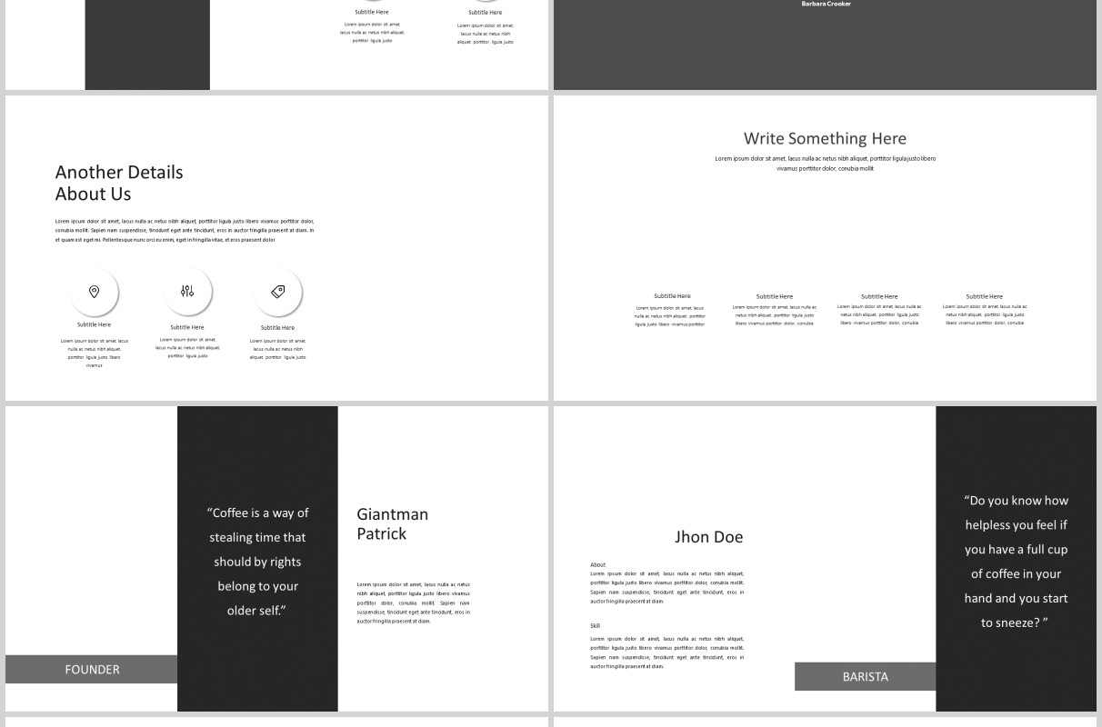 多功能图文排版PPT模板版式设计Yukee Multipurpose Powerpoint Template
