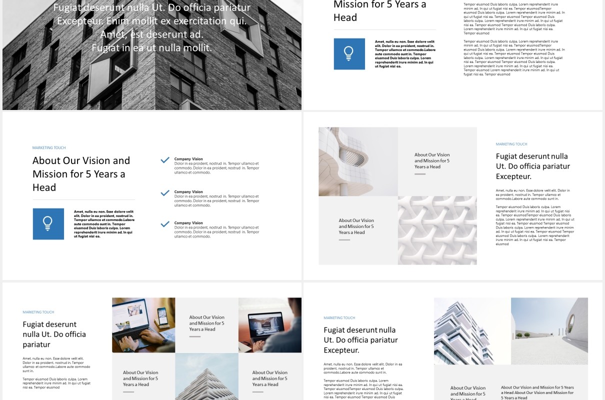 现代商务通用PPT模板kaliber powerpoint template