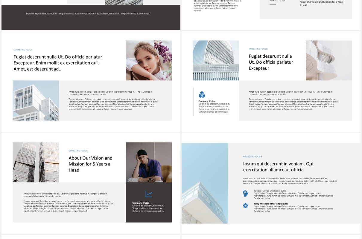 现代商务通用PPT模板kaliber powerpoint template