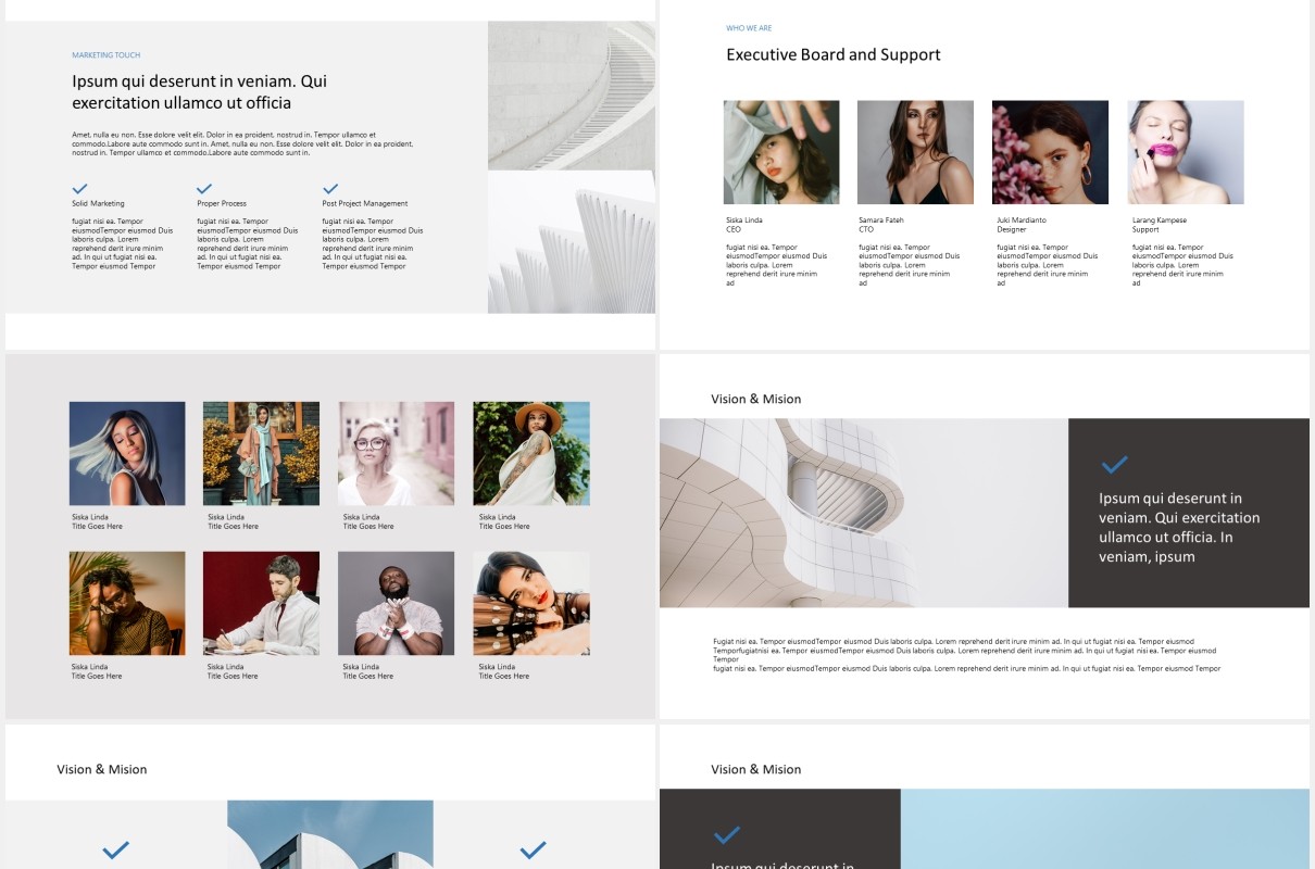 现代商务通用PPT模板kaliber powerpoint template