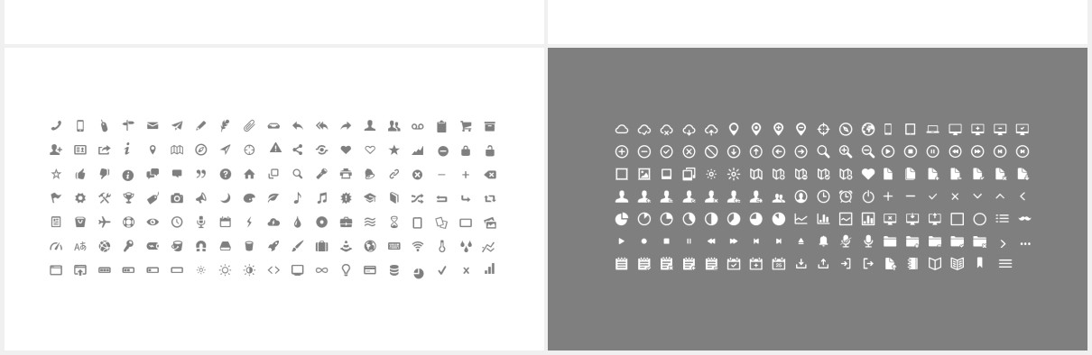 透明简约作品展示PPT模板Glassy Powerpoint Template
