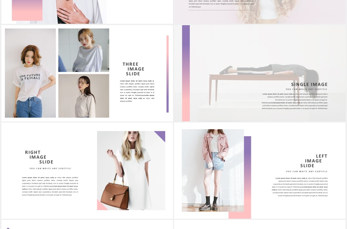 透明简约作品展示PPT模板Glassy Powerpoint Template