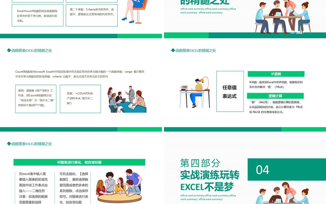 Excel实操应用基本操作实战培训动态PPT模板