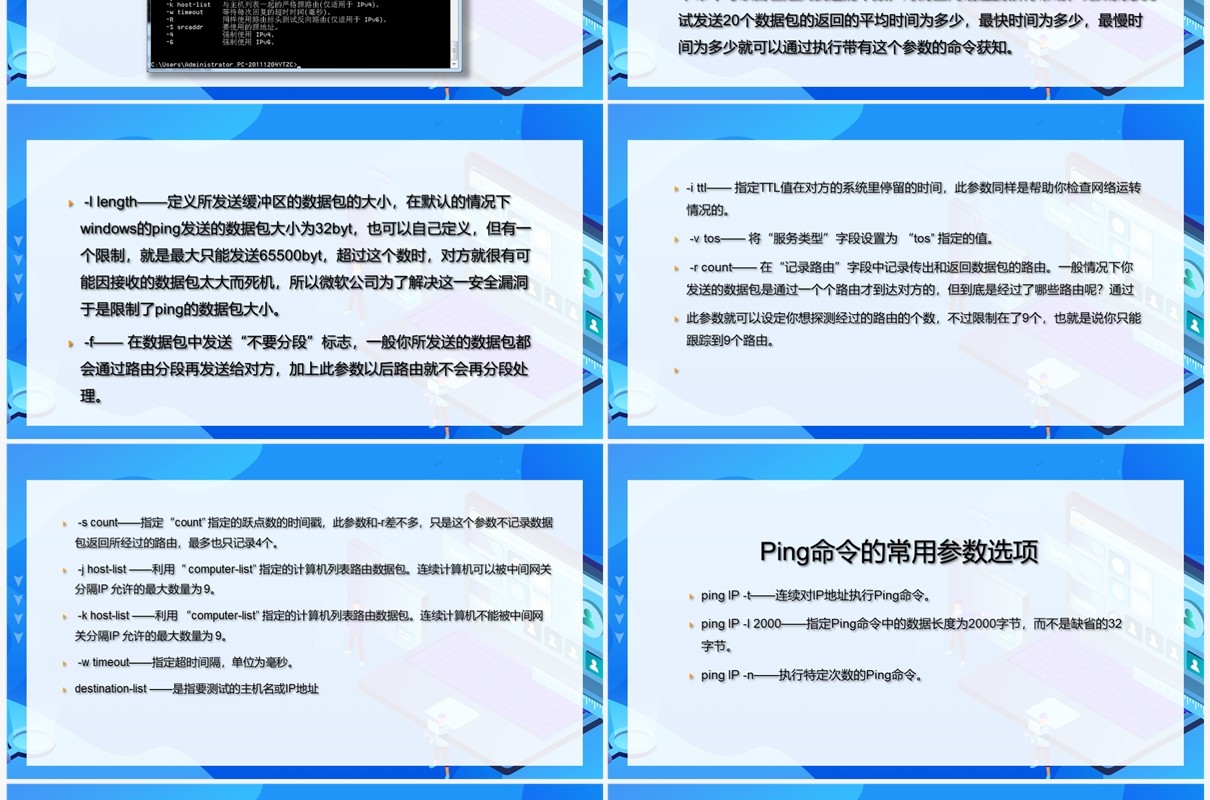 计算机网络安全基础知识PPT模板