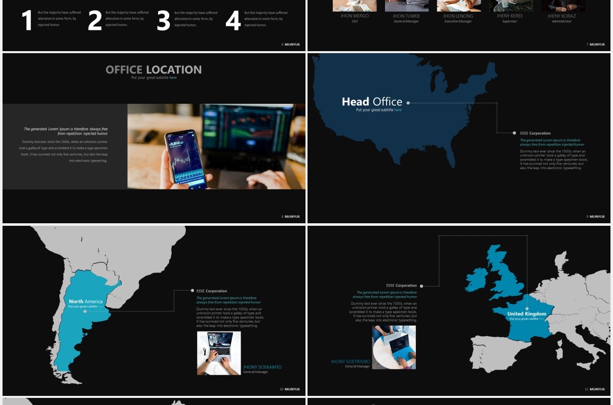高端商务工作上升阶梯数据图表PPT模板munyux powerpoint