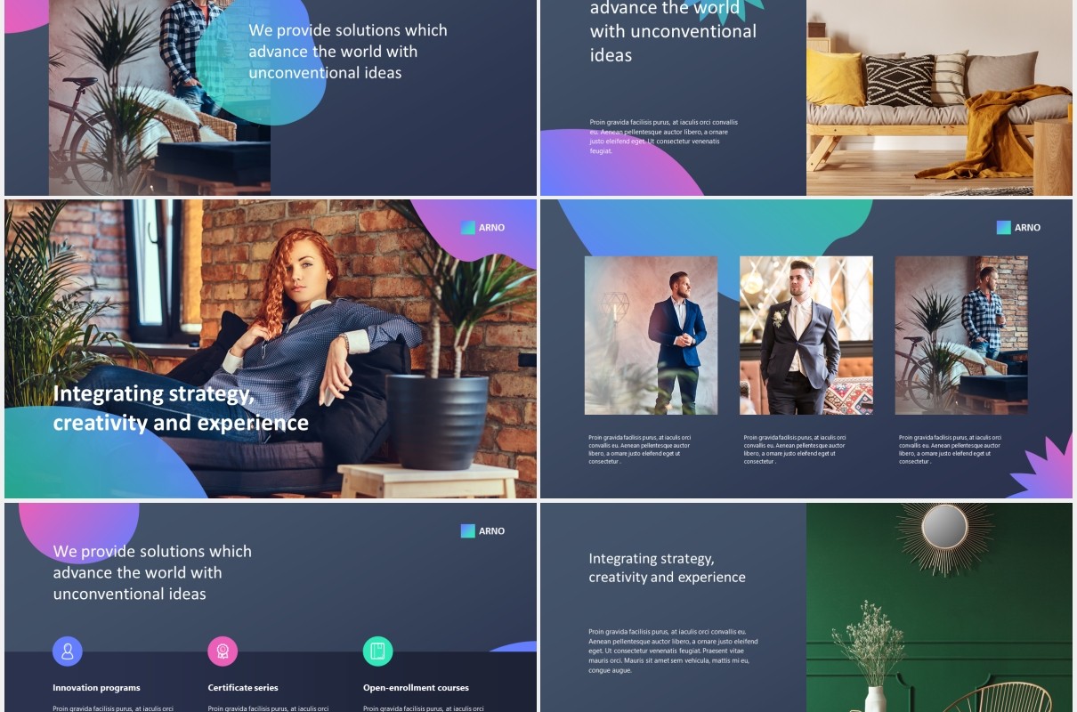 创意新颖商务工作汇报PPT模板creative and fresh powerpoint template