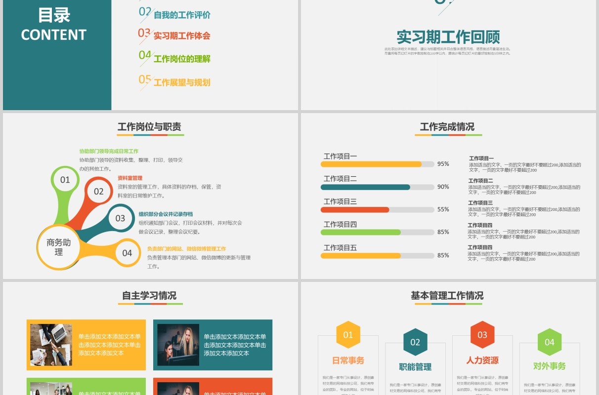 软件开发工程师述职报告PPT模板