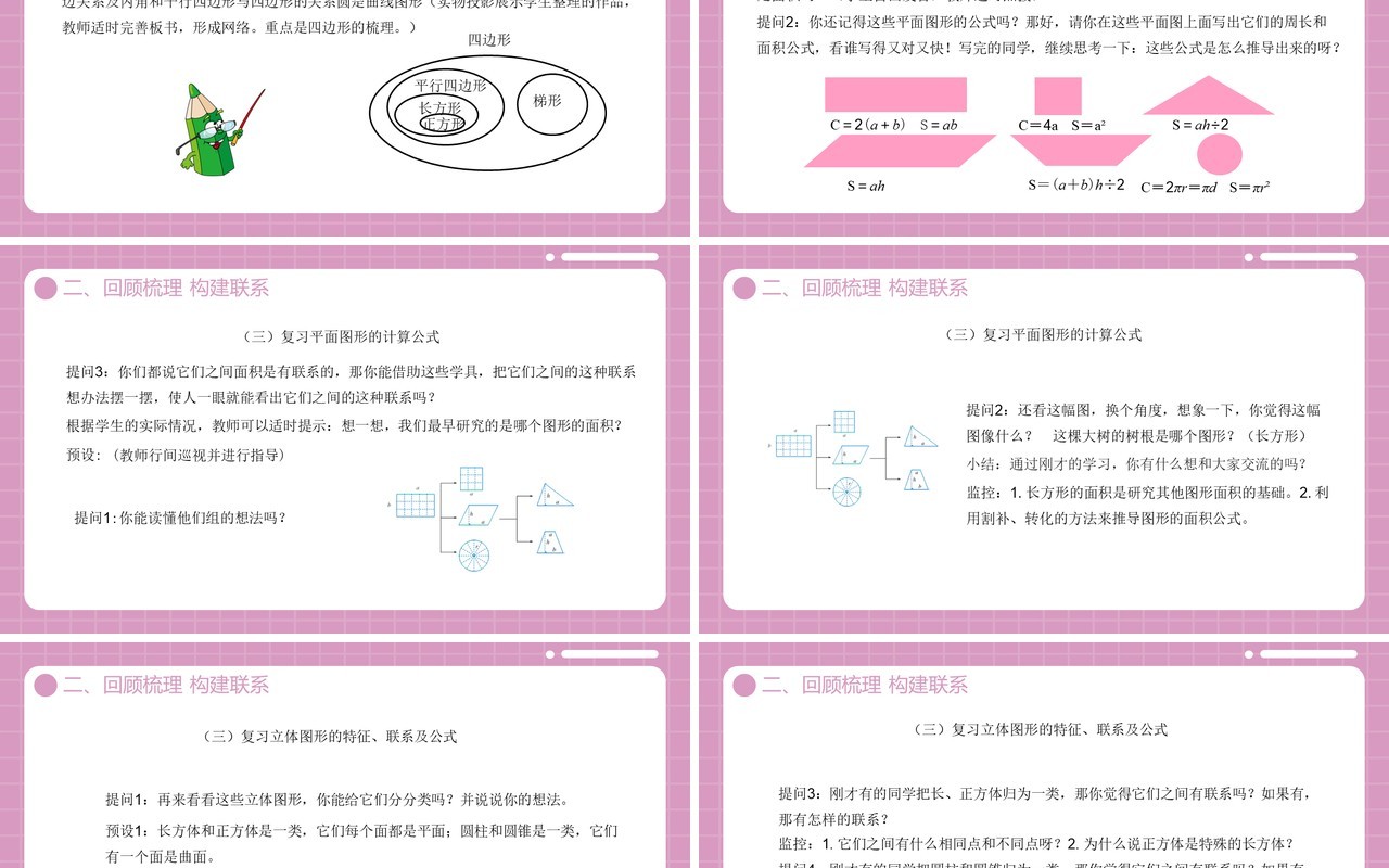 部编版六年级数学下册第图形的认识与测量课件PPT模板