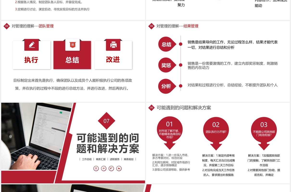 公司销售经理主管岗位竞聘PPT模板