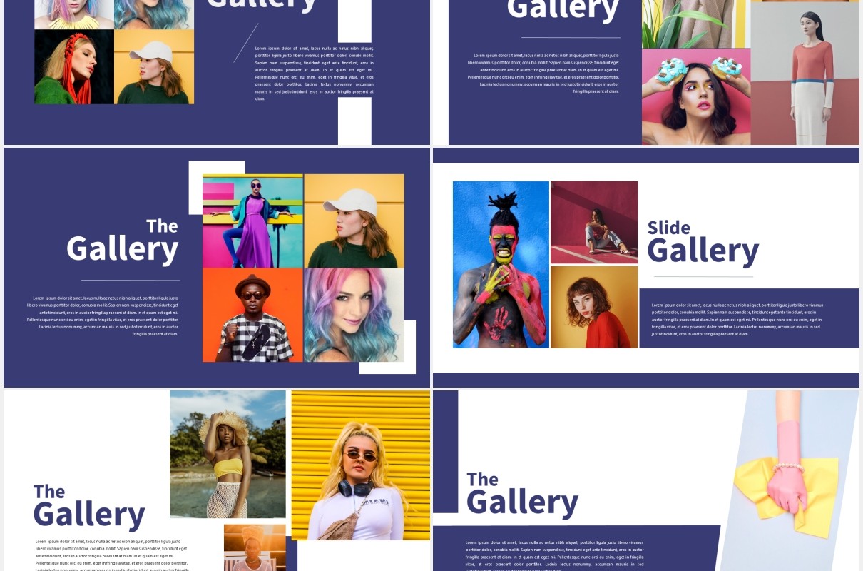 生活方式设计作品展示PPT模板Lifestyle Design PPTX