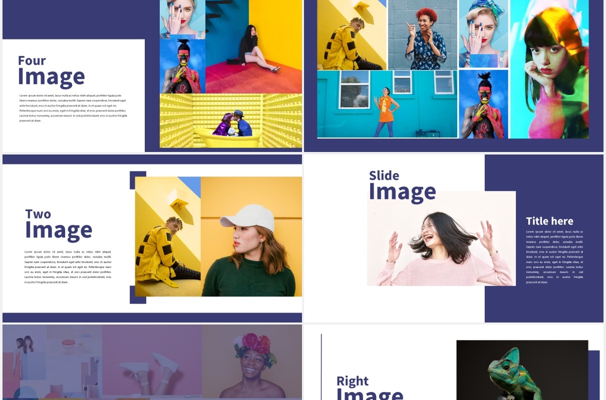 生活方式设计作品展示PPT模板Lifestyle Design PPTX
