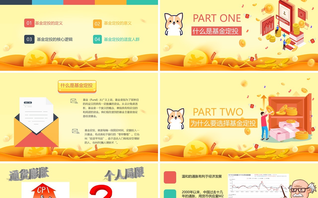 金融理财投资基金培训课件PPT模板