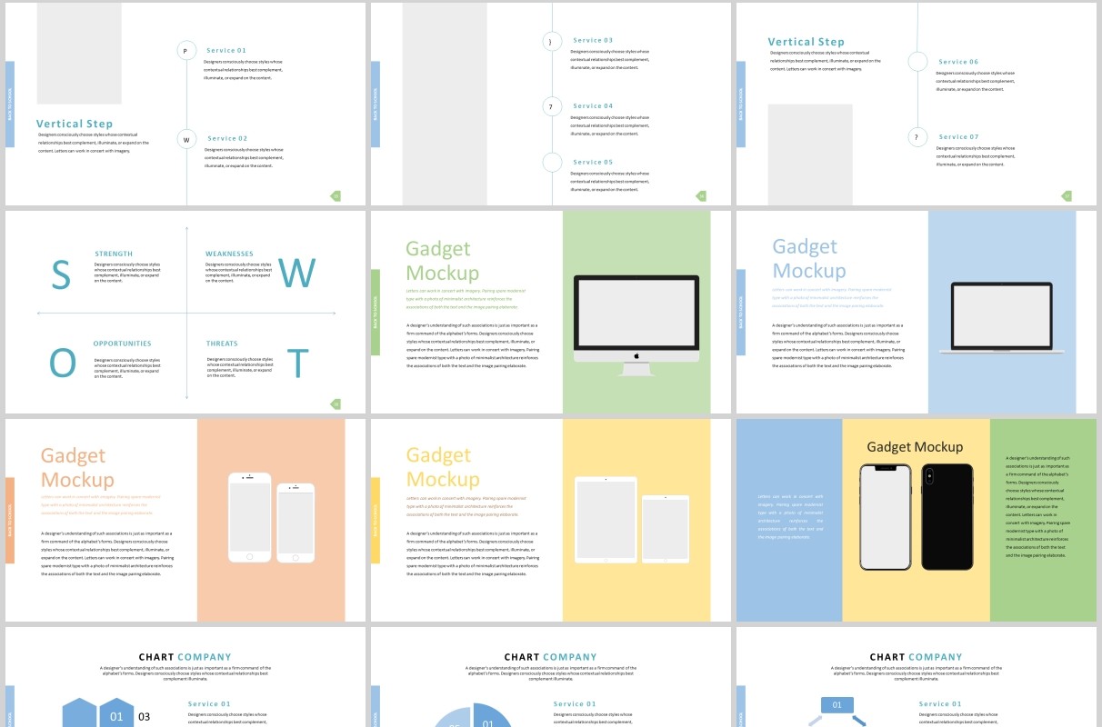 学校教育机构PPT图片排版模板College - Back to School Powerpoint
