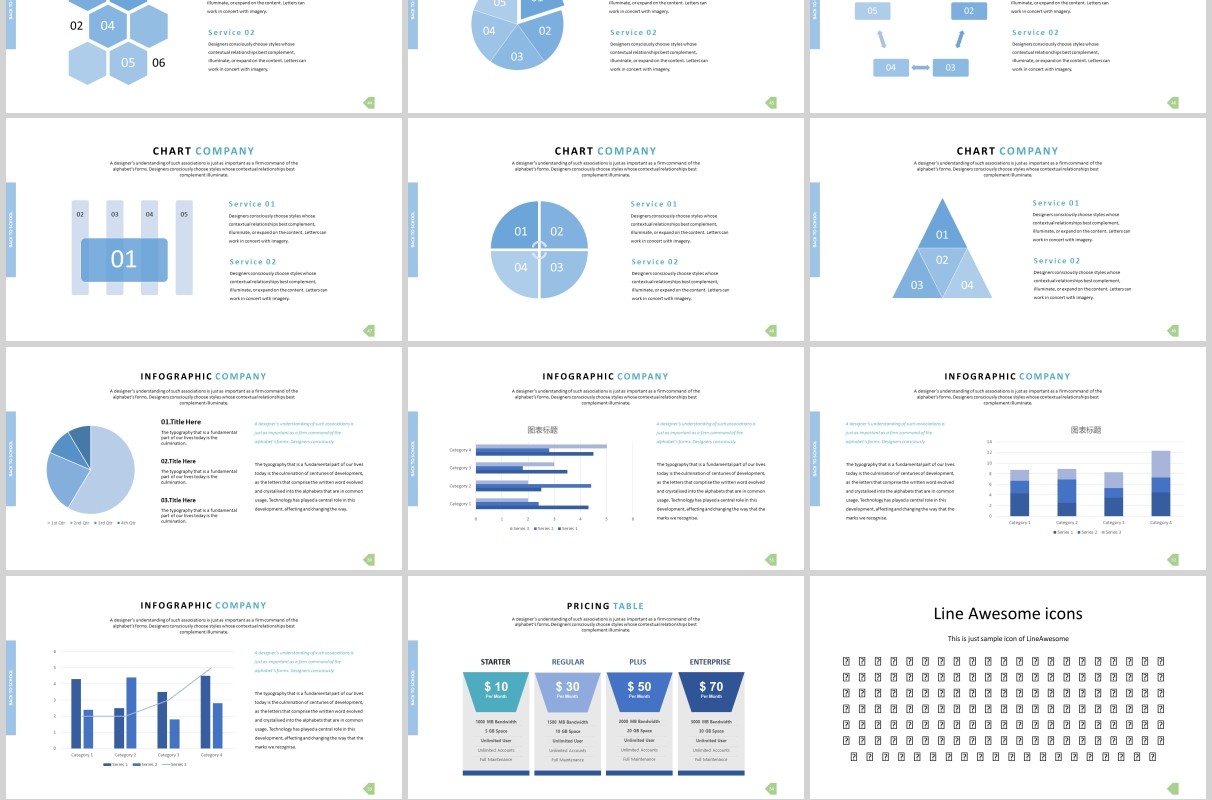 学校教育机构PPT图片排版模板College - Back to School Powerpoint