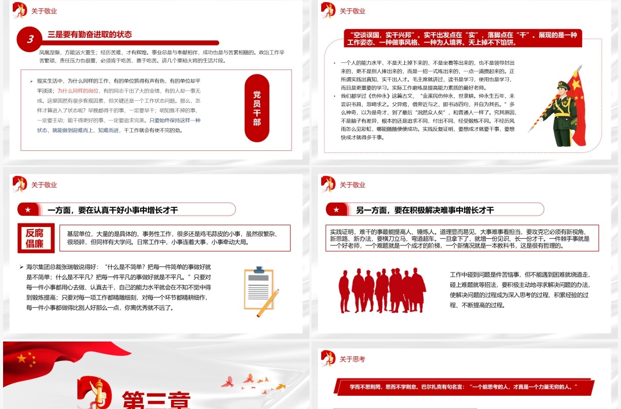 漫谈如何做一名合格的党员干部PPT模板