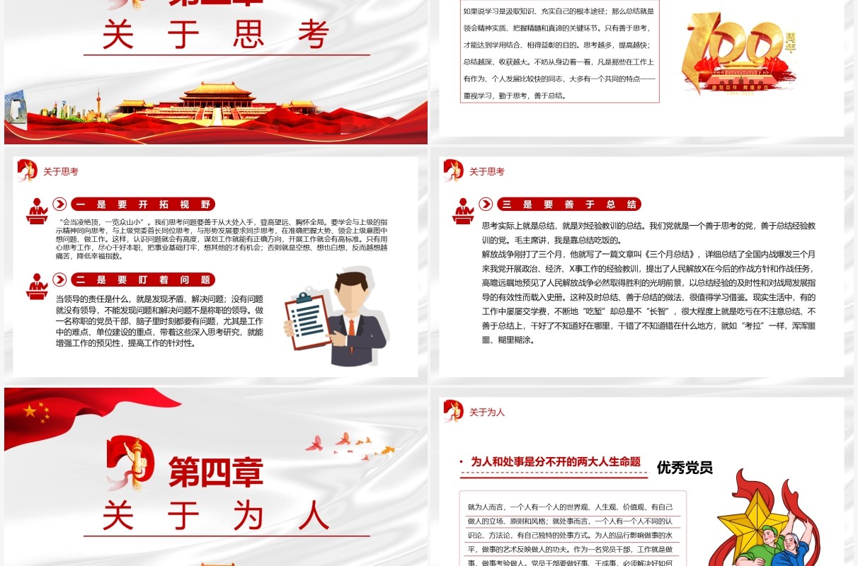 漫谈如何做一名合格的党员干部PPT模板