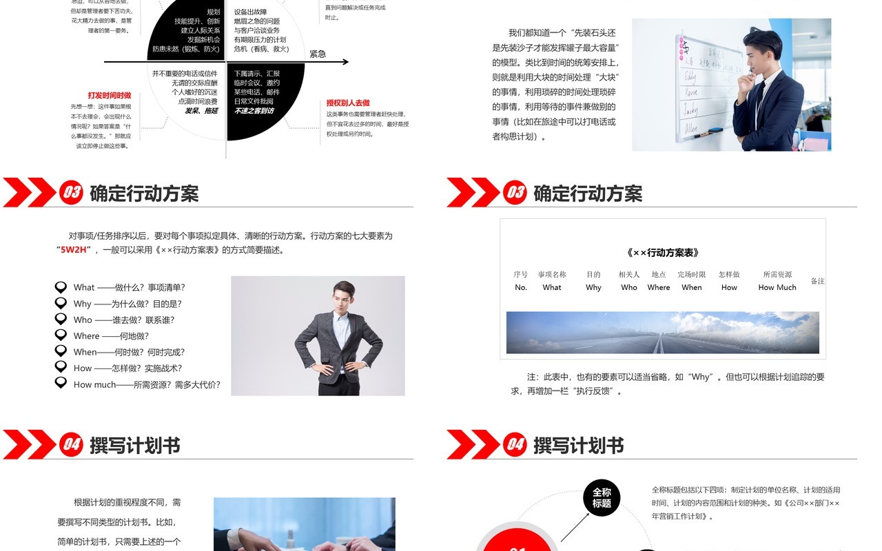 大气企业管理员工在职培训如何制定计划PPT模板