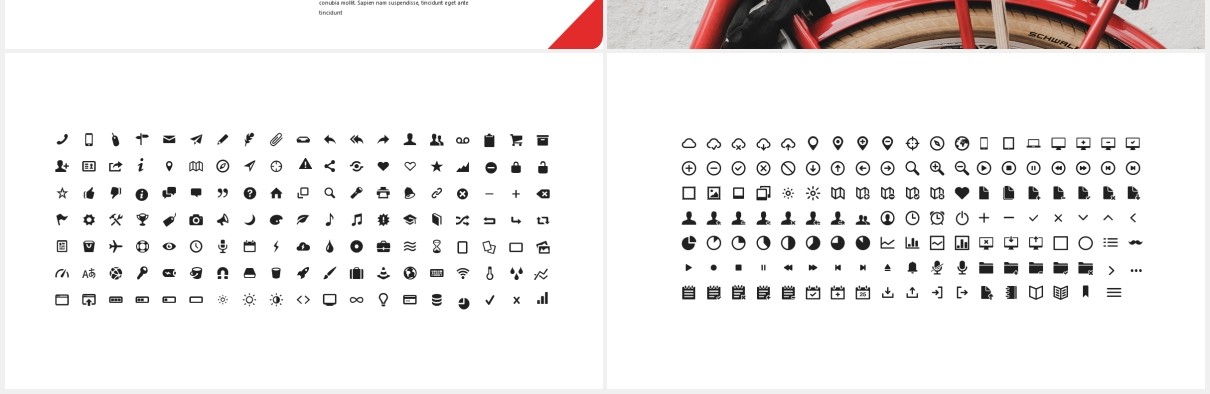 时尚作品展示PPT模板LOUV Powerpoint Template