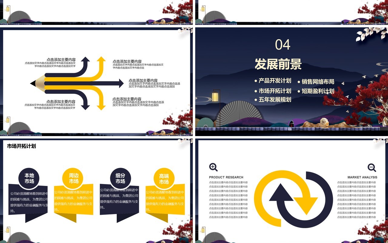 公司商业融资计划书PPT模板