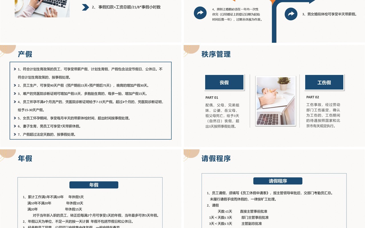 莫兰迪色简约人事管理制度学习培训课件PPT模板