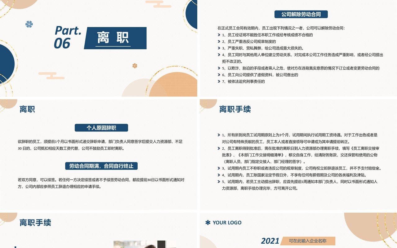 莫兰迪色简约人事管理制度学习培训课件PPT模板