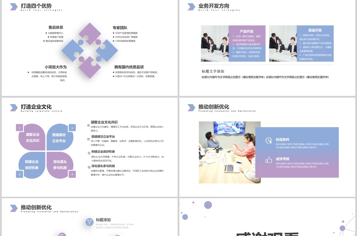 浅色经营分析工作思路工作汇报PPT模板