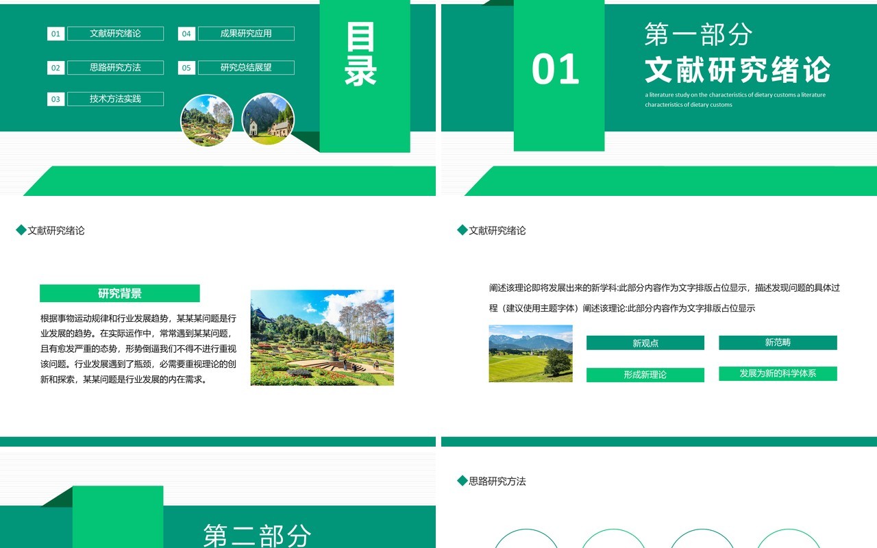 蒙古族饮食习俗文献研究动态PPT模板