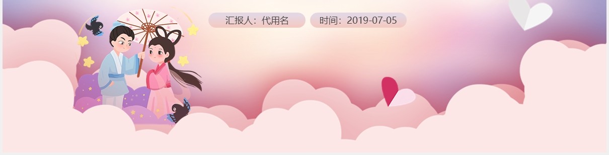 以爱之名只为遇见你七夕节日情人节活动策划PPT模板