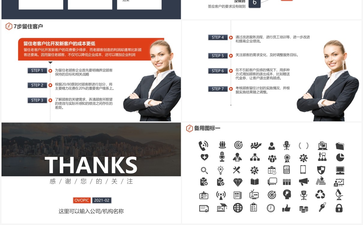 企业员工培训做好客户关怀改善客户服务关系管理PPT模板