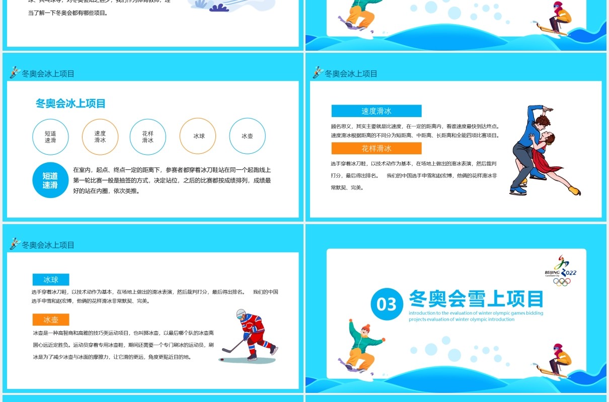 2022北京冬奥会申办项目评价介绍动态PPT
