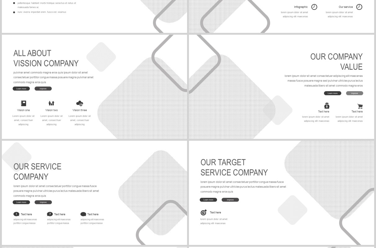 商业项目计划书PPT模板版式设计Bishack Powerpoint Template
