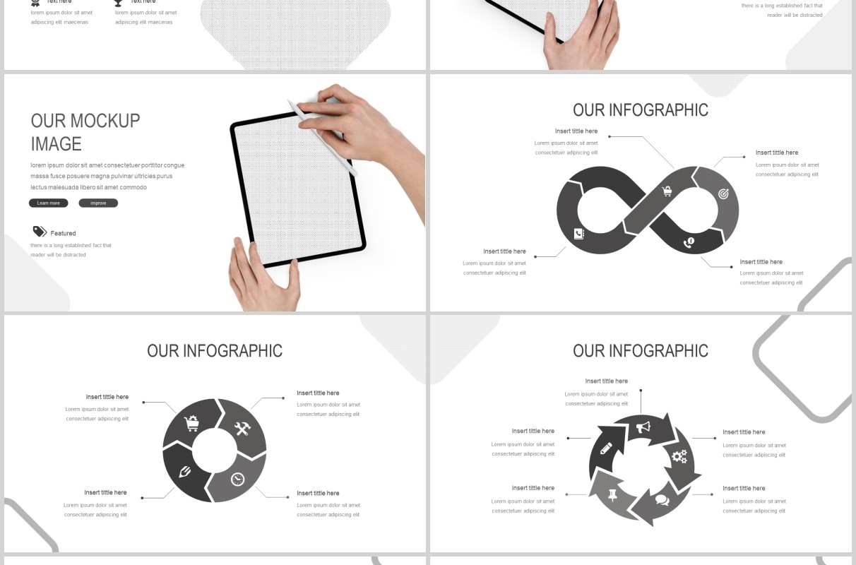 商业项目计划书PPT模板版式设计Bishack Powerpoint Template