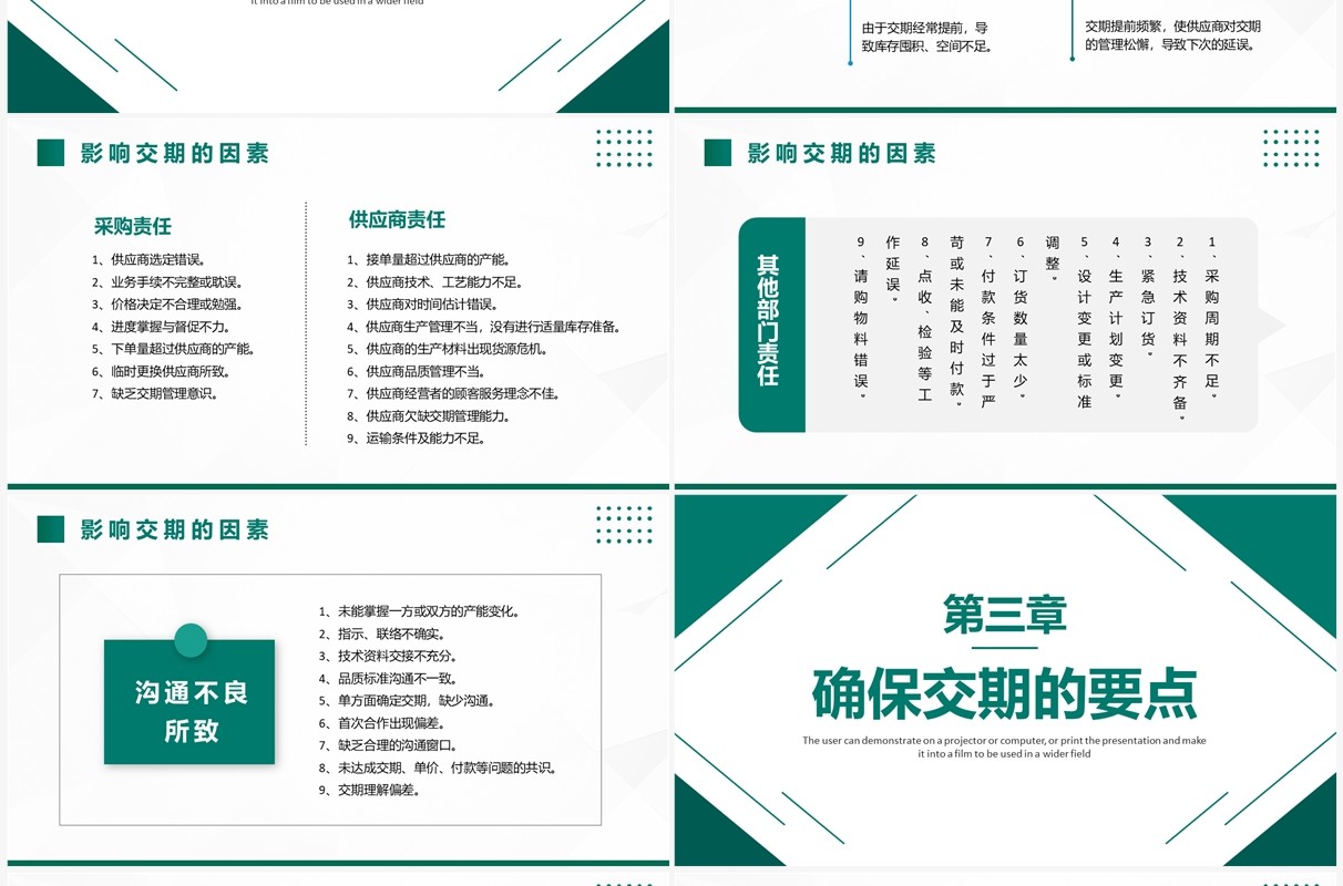 绿色商务风采购人员技能培训PPT模板