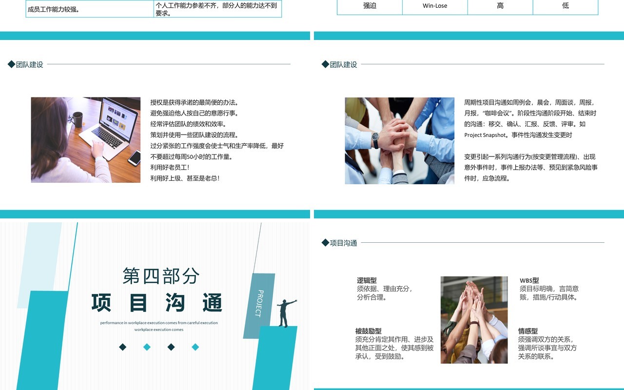 项目管理执行与保障动态PPT模板
