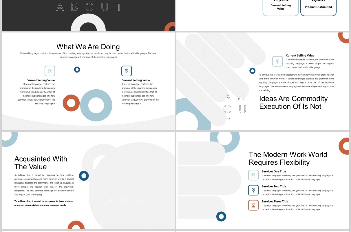 简约教育图片排版设计PPT模板Pitcho - Pitchdeck Powerpoint Template