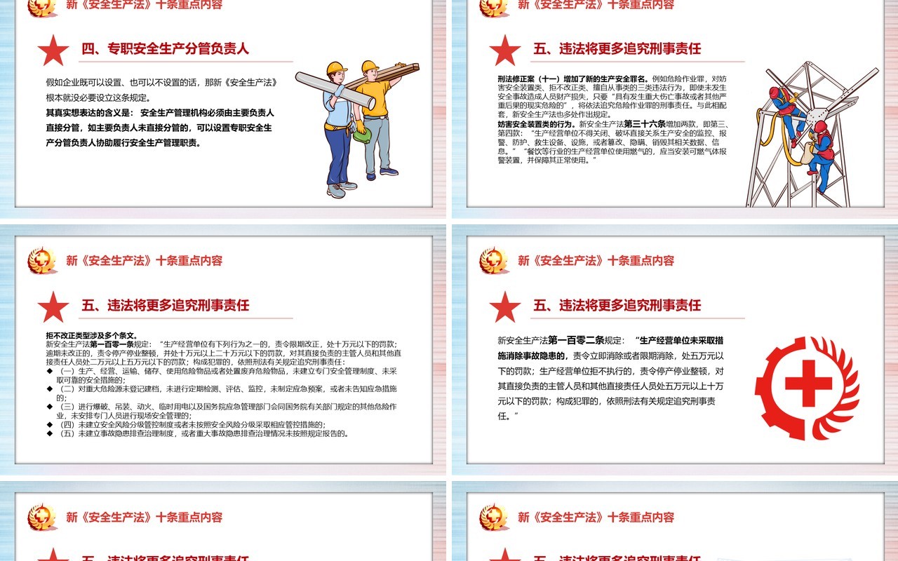 学习解读新安全法生产法条例PPT模板