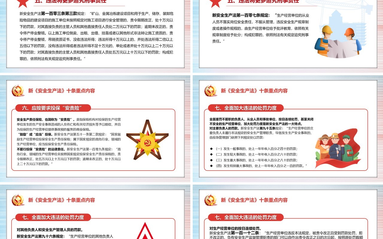 学习解读新安全法生产法条例PPT模板