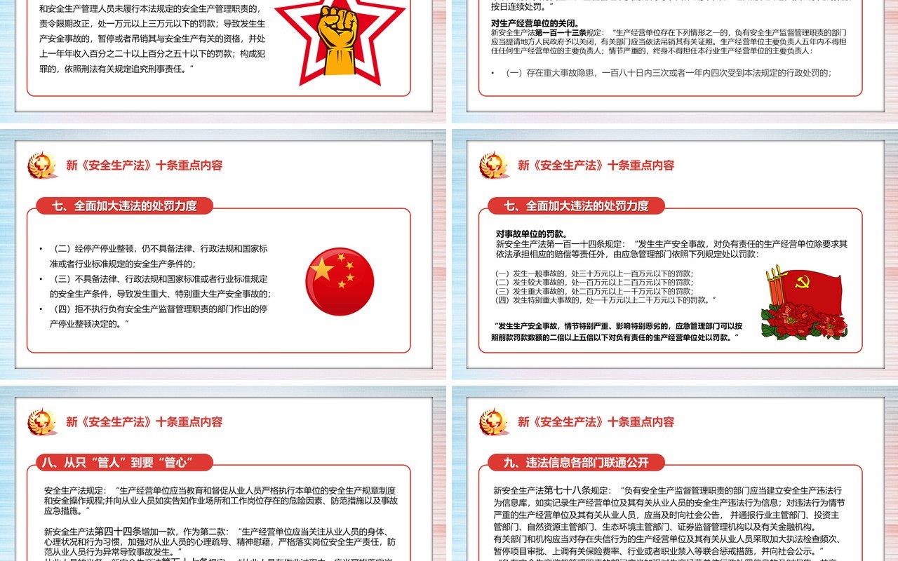 学习解读新安全法生产法条例PPT模板